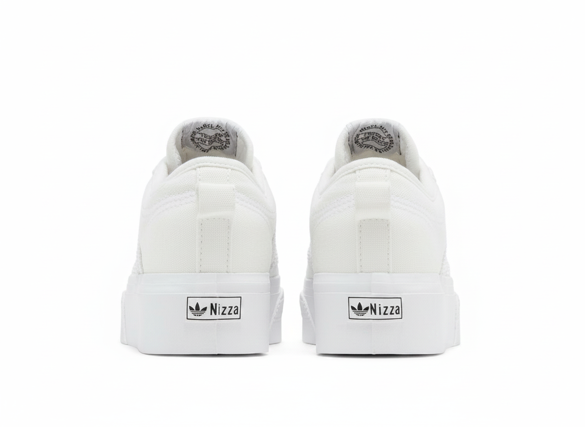 Women's Adidas Nizza Platform (FV5322) Size 10.5 White
