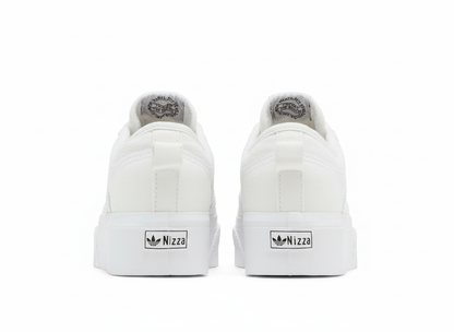 Women's Adidas Nizza Platform (FV5322) Size 10.5 White