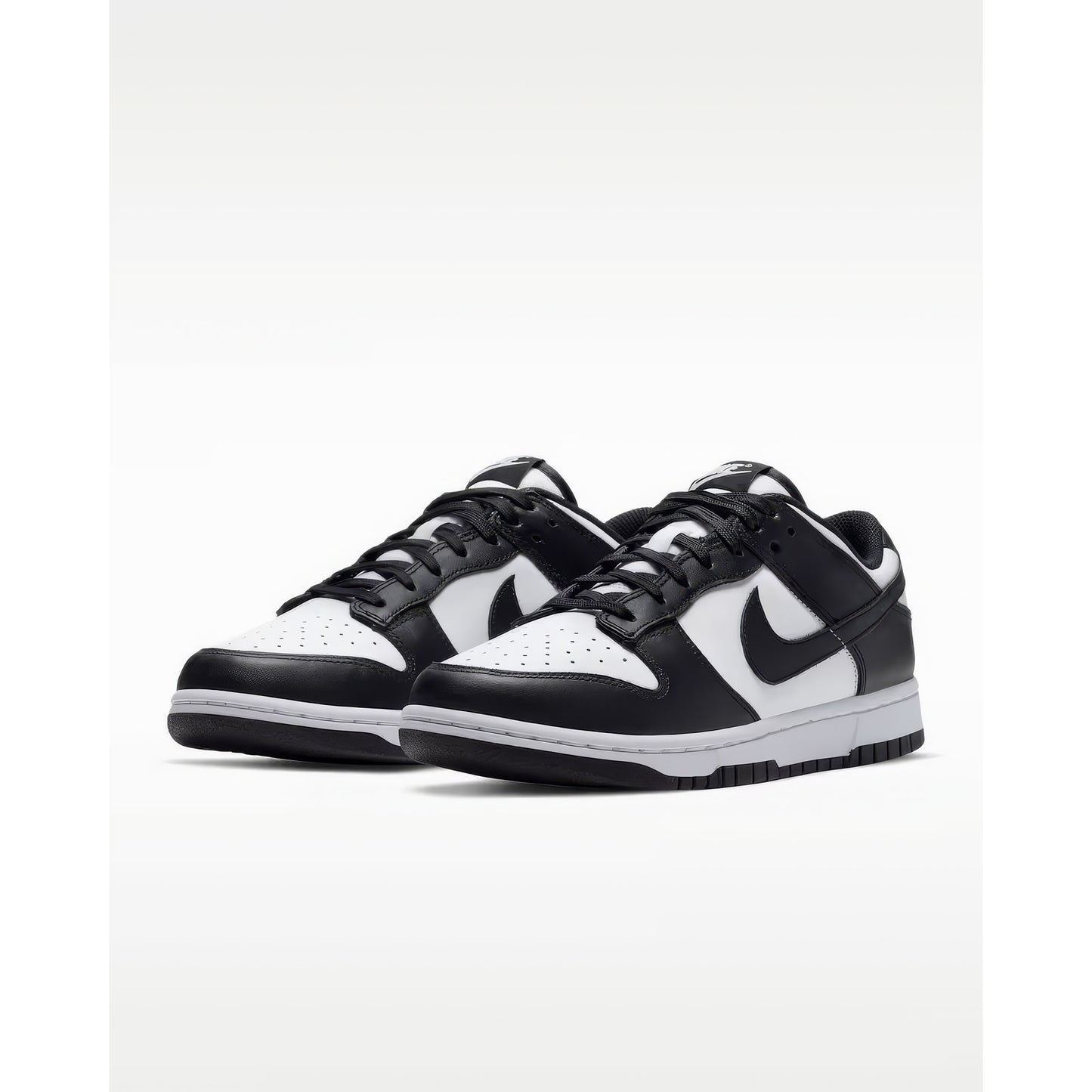 Unisex Nike Dunk Low "Panda" Sneakers 5W / 3.5M White/Black-White