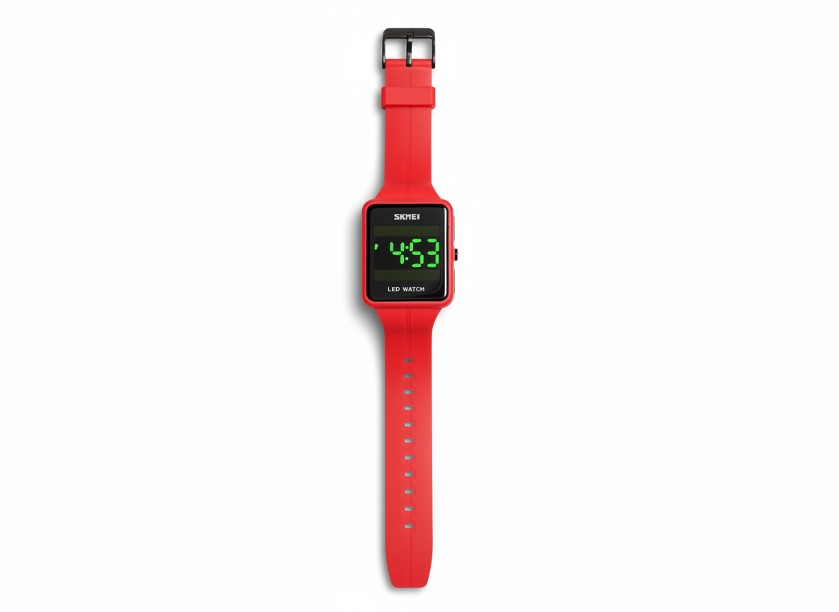 SKMEI 1541 LED Sports Watch - Red