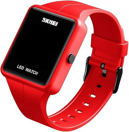 SKMEI 1541 LED Sports Watch - Red
