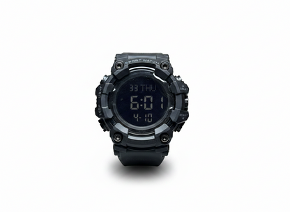 SKMEI Men’s Military Style Digital Watch Black LED Sport Outdoor Wristwatch