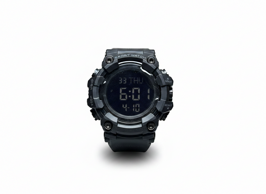 SKMEI Men’s Military Style Digital Watch Black LED Sport Outdoor Wristwatch