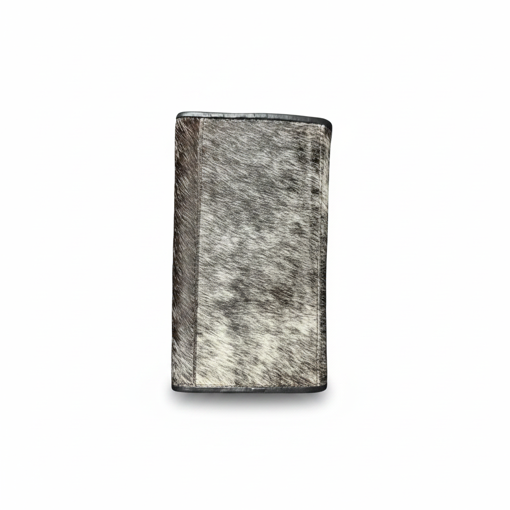 Handcrafted Floral Tooled Leather Wallet 7.5" x 4"