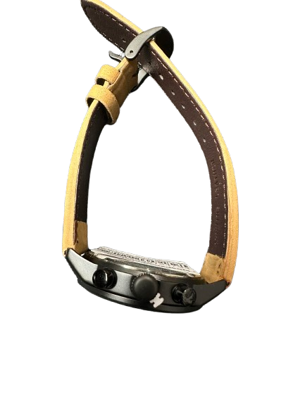 Men's Aknight 42mm Big Face Brown & Black w/ Leather Strap