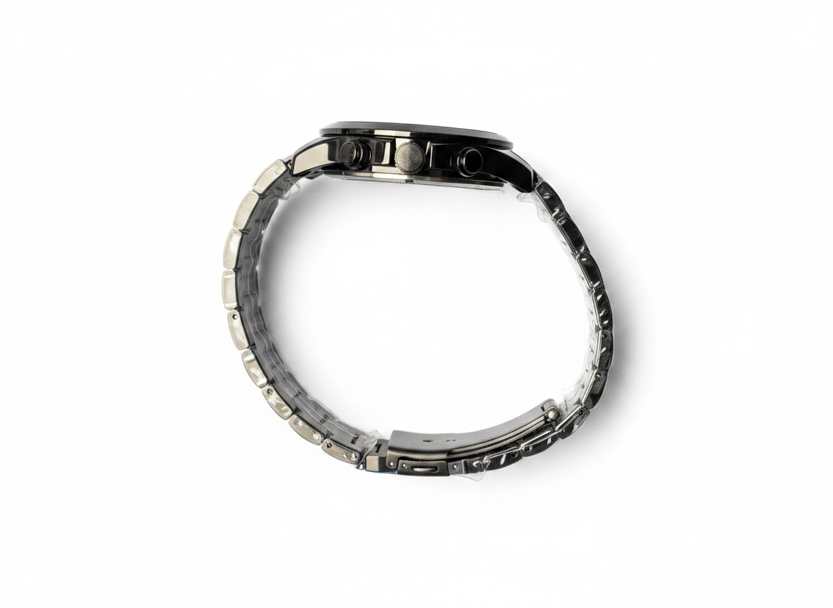 Men's Aknight 42mm Big Face Black Stainless Steel & Black